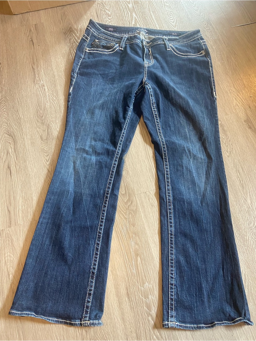Vigoss Dublin Dark Blue Slim Bootcut Jeans